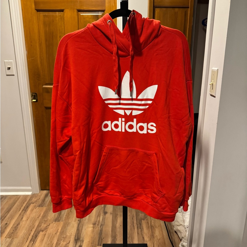Women’s Orange/Red Adidas Hoodie